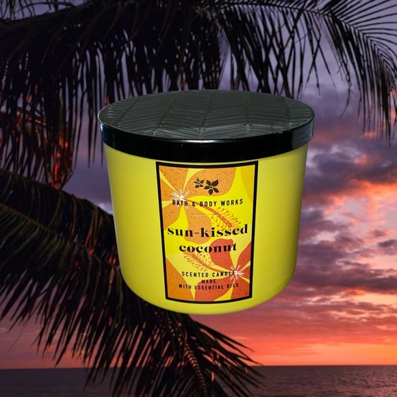 Bath & Body Works Other - Bath & Body Works- Sun Kissed Coconut  3-Wick Candle